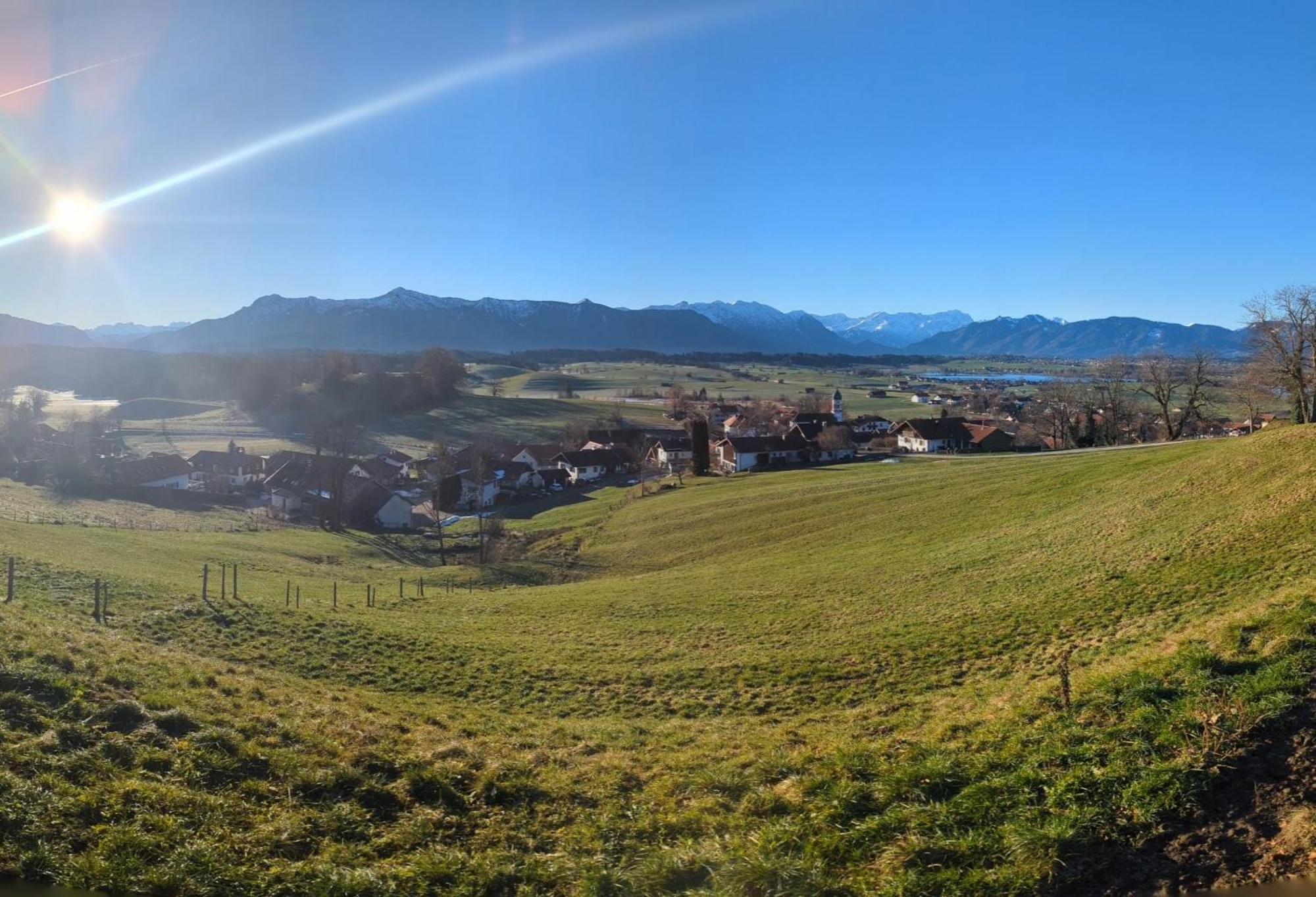 Liboria I Traumhafte Ferienwohnung In Aidling Am Riegsee Mit Atemberaubendem Panoramablick! Exterior foto